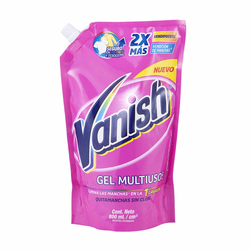 Quitamanchas Líquido VANISH Ropa Color Doypack 800ml