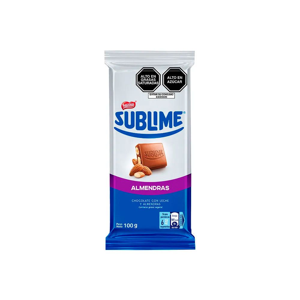 Nestle Sublime Almendra Tb 6(12x100g) PE