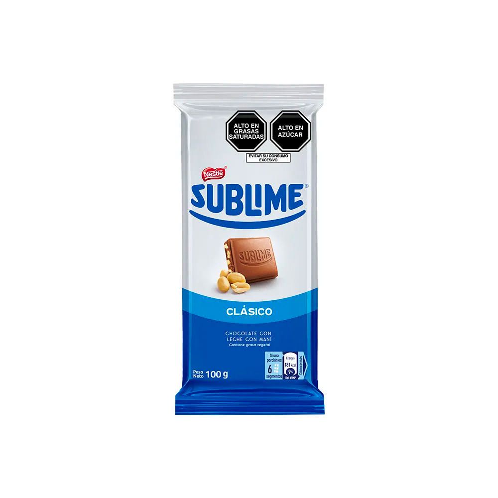 Nestle Sublime Clásico Tb 6(12x100g) PE