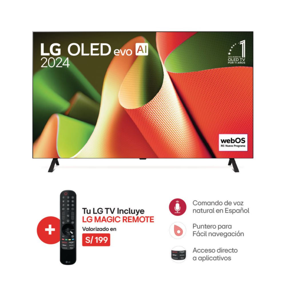 Televisor LG OLED77B4PSA 77"" OLED 4K UHD WebOS