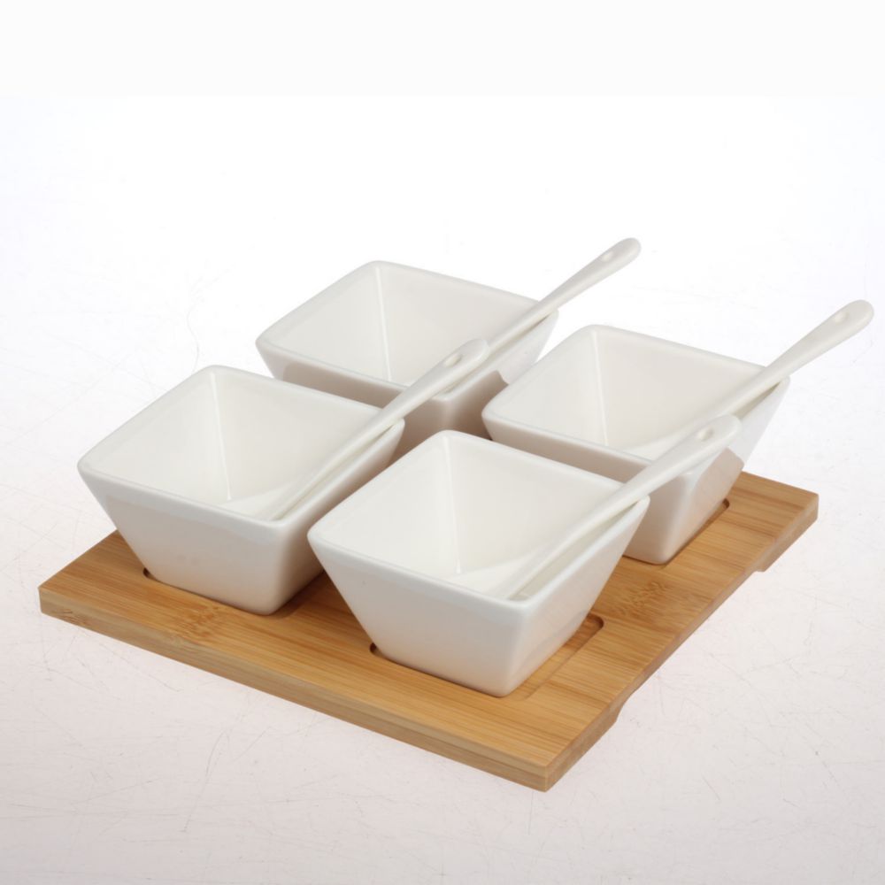 Set X4 Pocillos Cuadrado