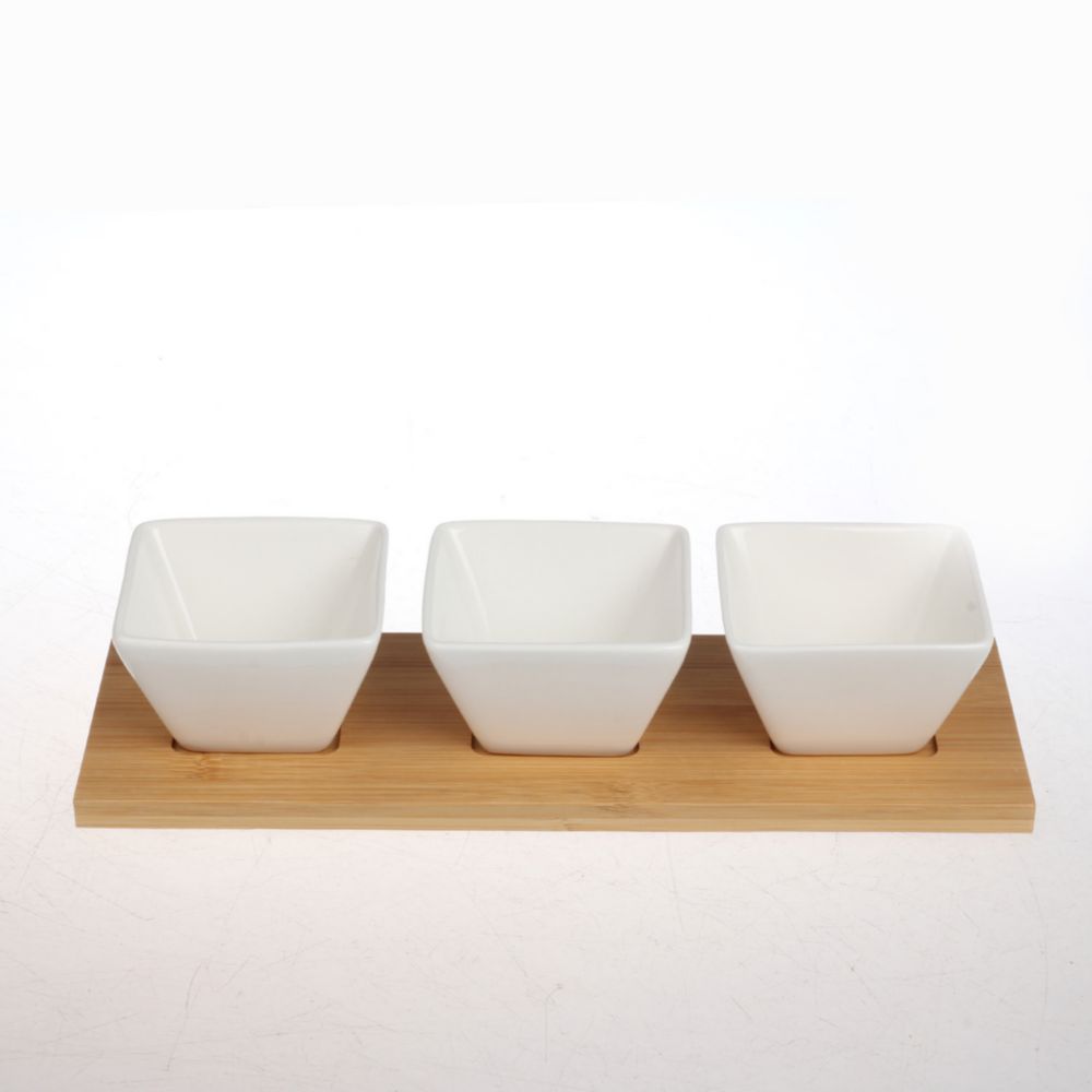 Set X3 Pocillos Cuadrado
