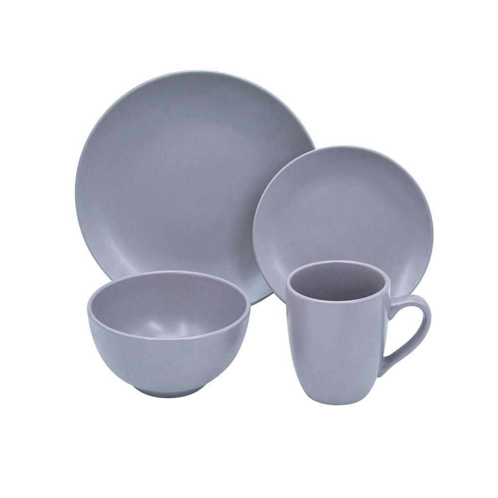 Juego De Vajilla Dots Topo 16 Piezas