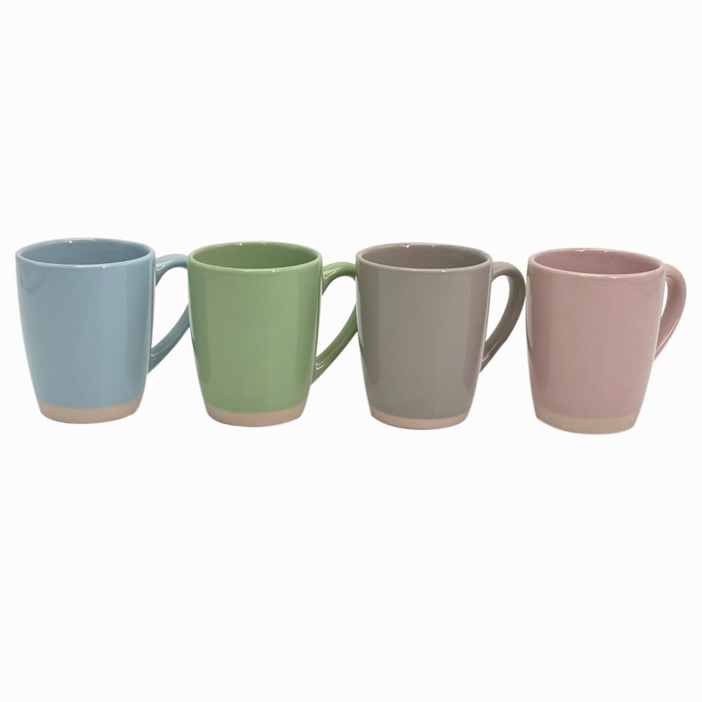 Set X4 Mugs Duo Tone