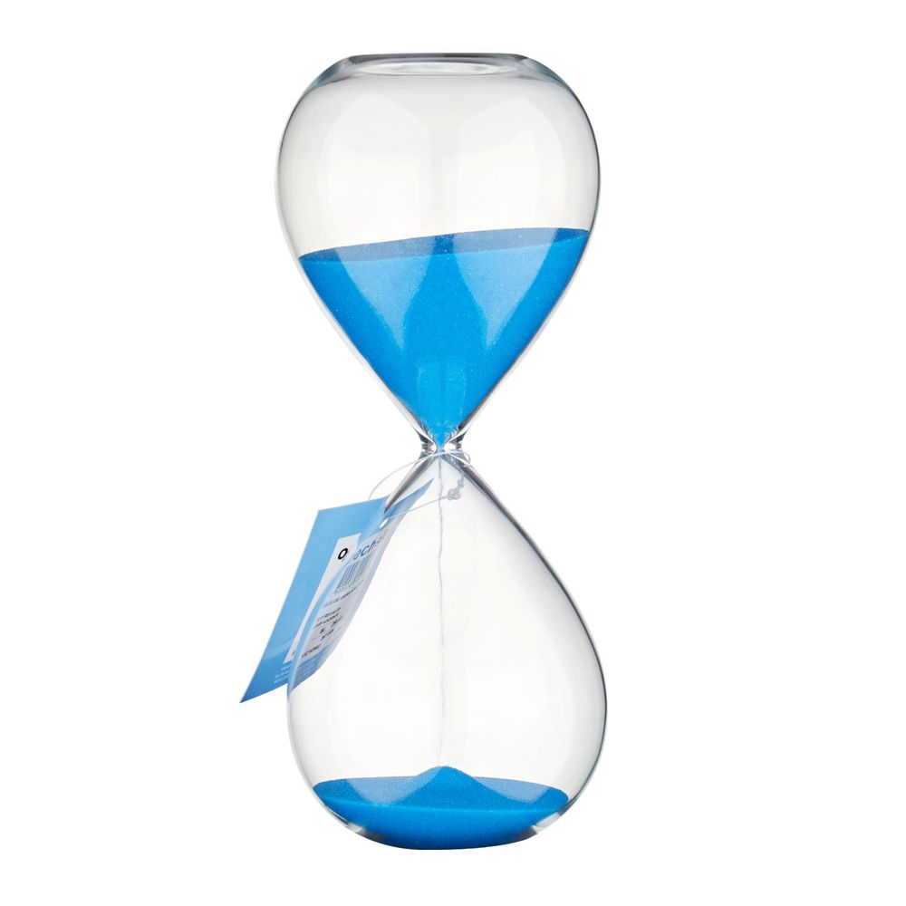 Reloj De Arena Azul 20 Cm