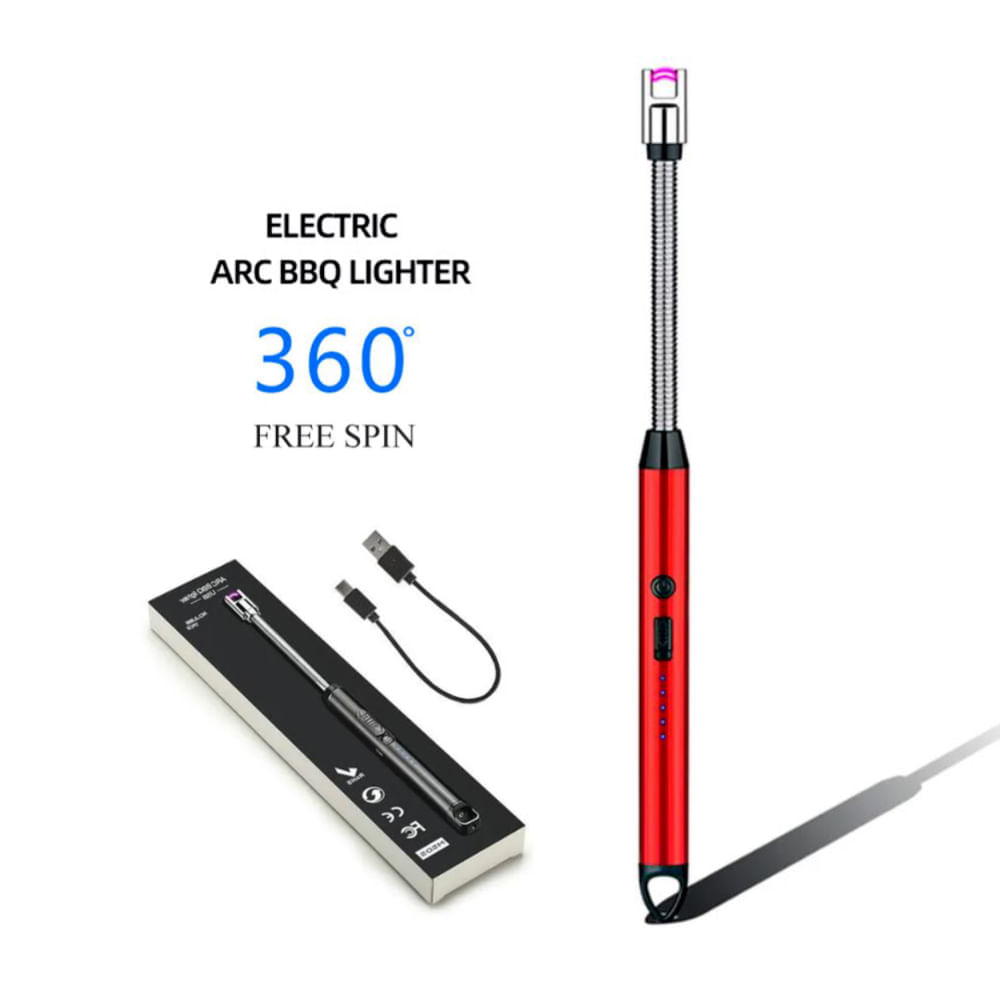 Encendedor Eléctrico recargable flexible ROJO