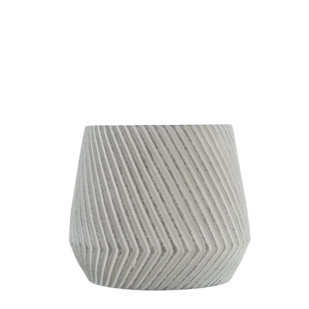 Maceta Cemento Gris 10 Cm