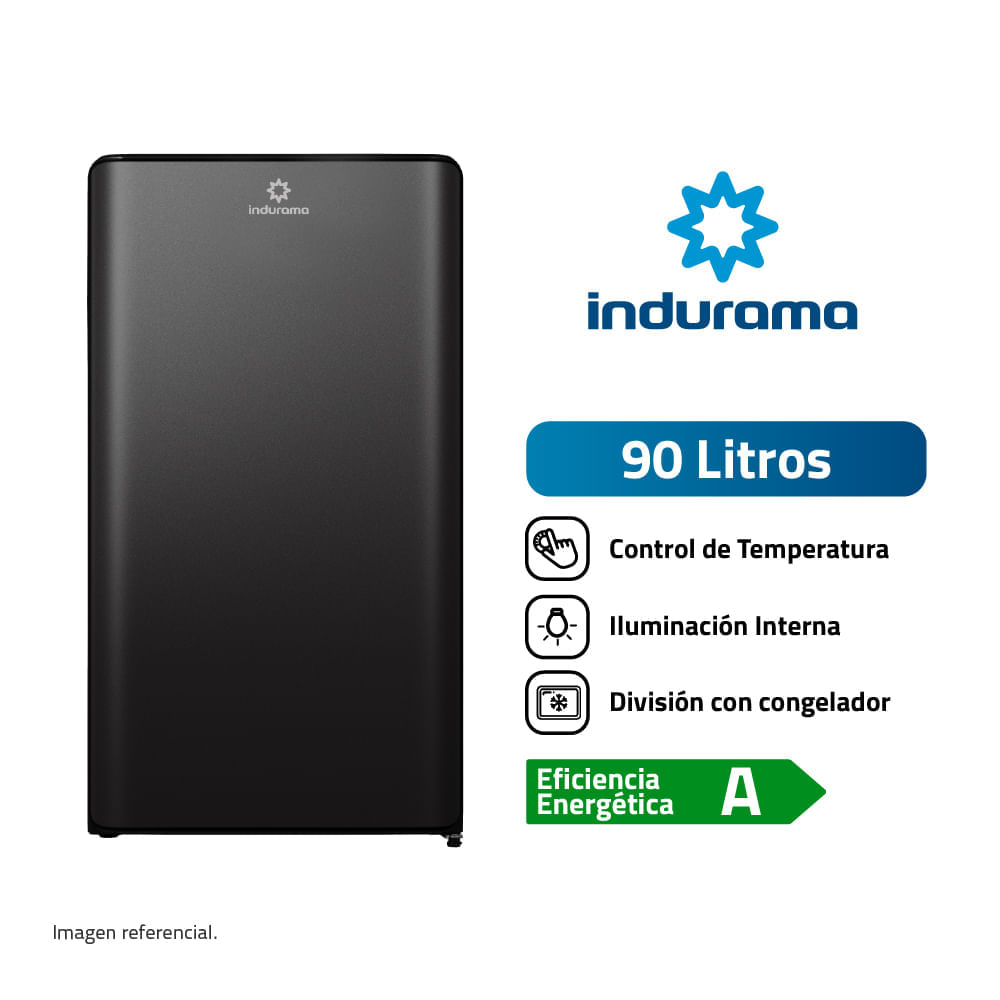 Frigobar Indurama 90L RI-109N Defrost Negro