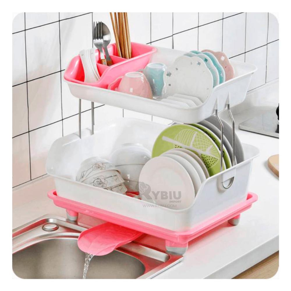 Secador Efectivo de Vajilla 2N Rosado Y+Regalo Stickers