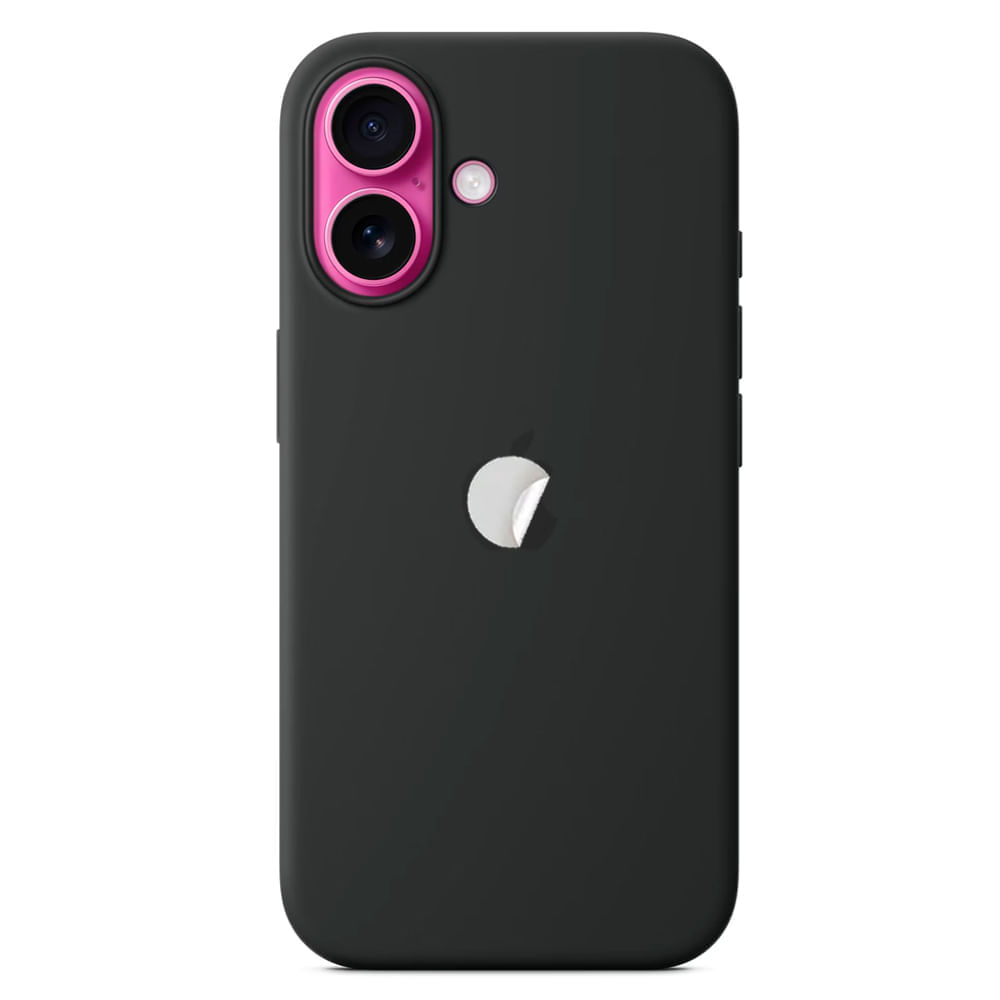 Funda Silicone Case para iPhone 16 Negro