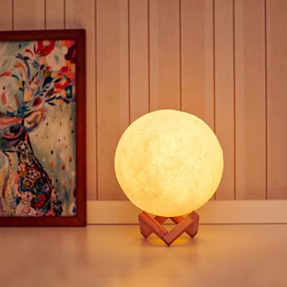 Lámpara de Luna Led de 16 colores, 15 cm