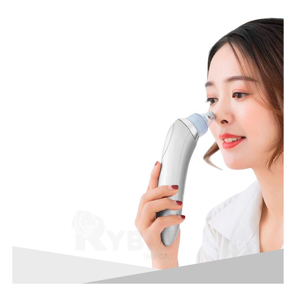 Succionador de Granos Facial Color Blanco Y+Regalo Stickers