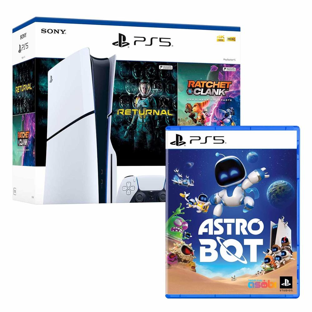 Play Station 5 Slim Bundle Ratchet + Astro Bot