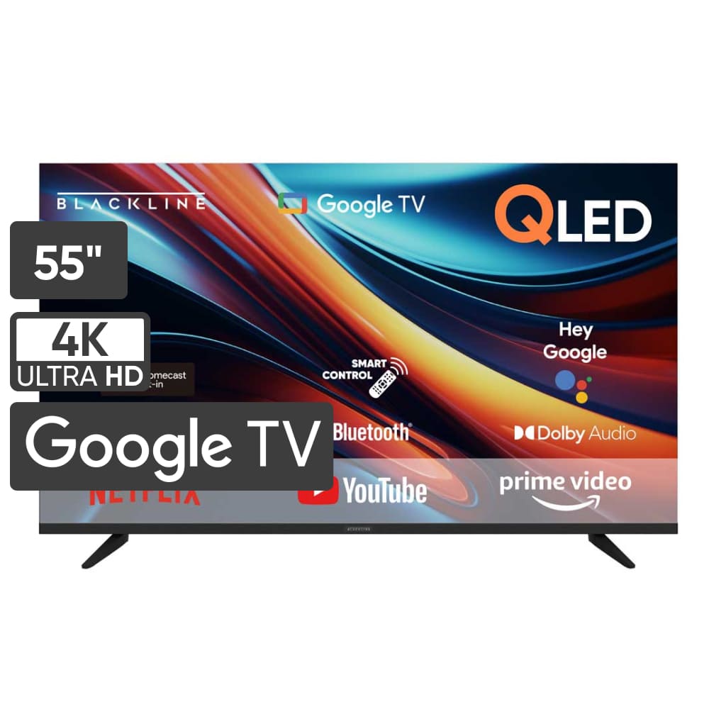 Televisor BLACKLINE QLED 55"" UHD 4K Smart TV BL-TV55QUQG5F4PE