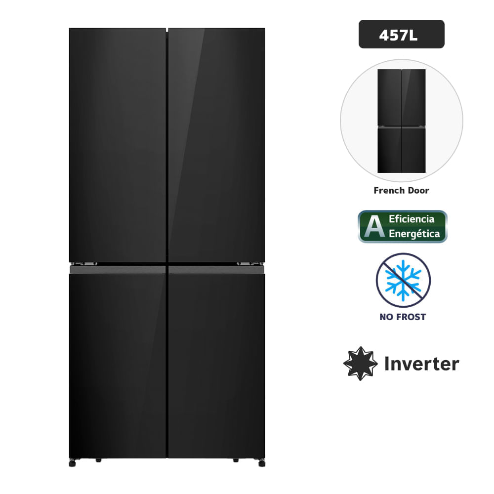 Refrigeradora HISENSE 457L All Around Cooling RQ5P470NE1A Negro