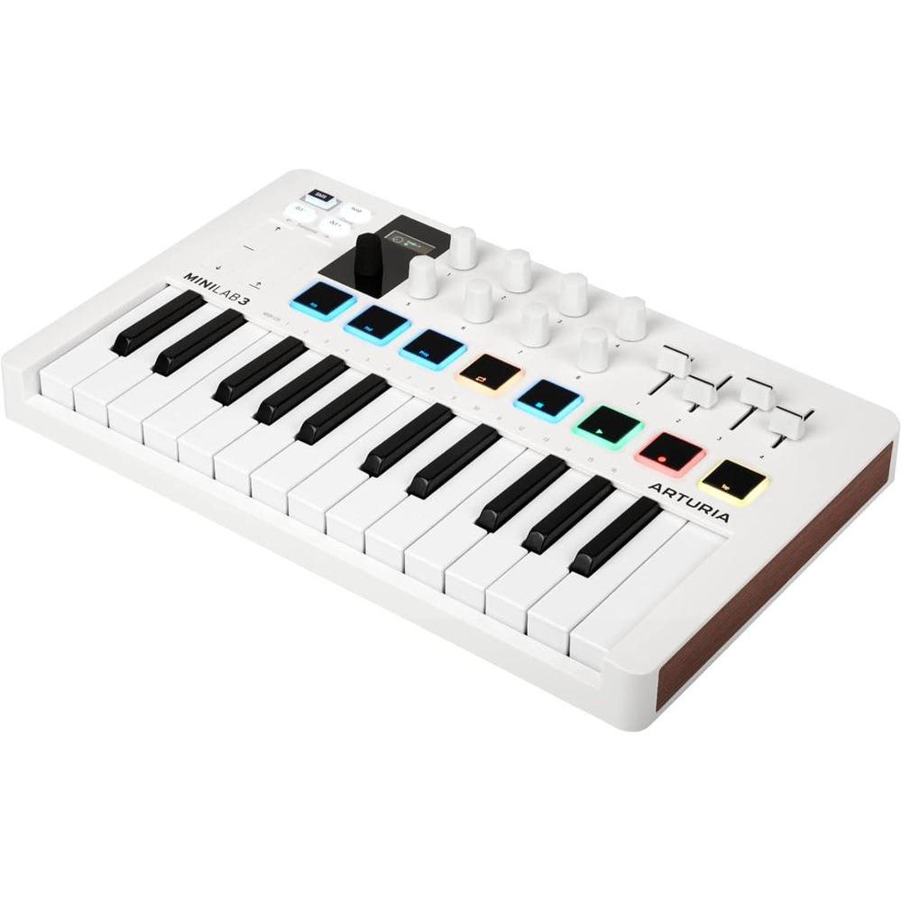 Controlador MIDI Arturia MiniLab 3 Blanco 25 Teclas