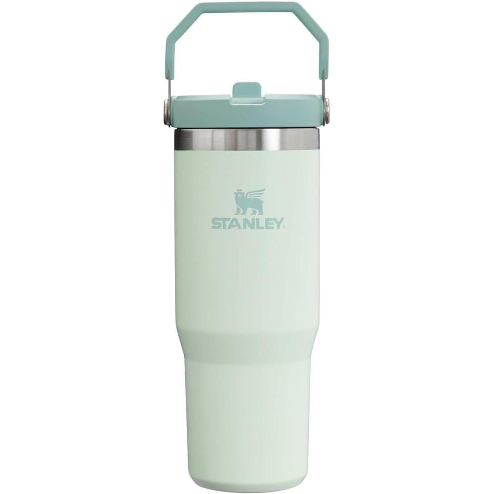 Vaso Stanley IceFlow con tapa antifugas y sorbete abatible. Frío 12h, hielo 2 días.