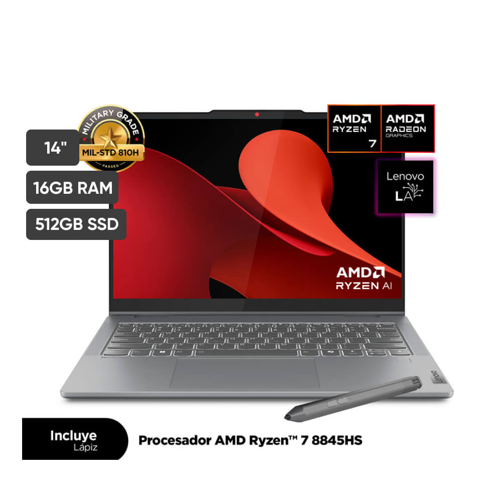 Notebook LENOVO IP5 2-en-1 14AHP9 14"" AMD Ryzen 7 (8000 series) 16GB 512GB SSD