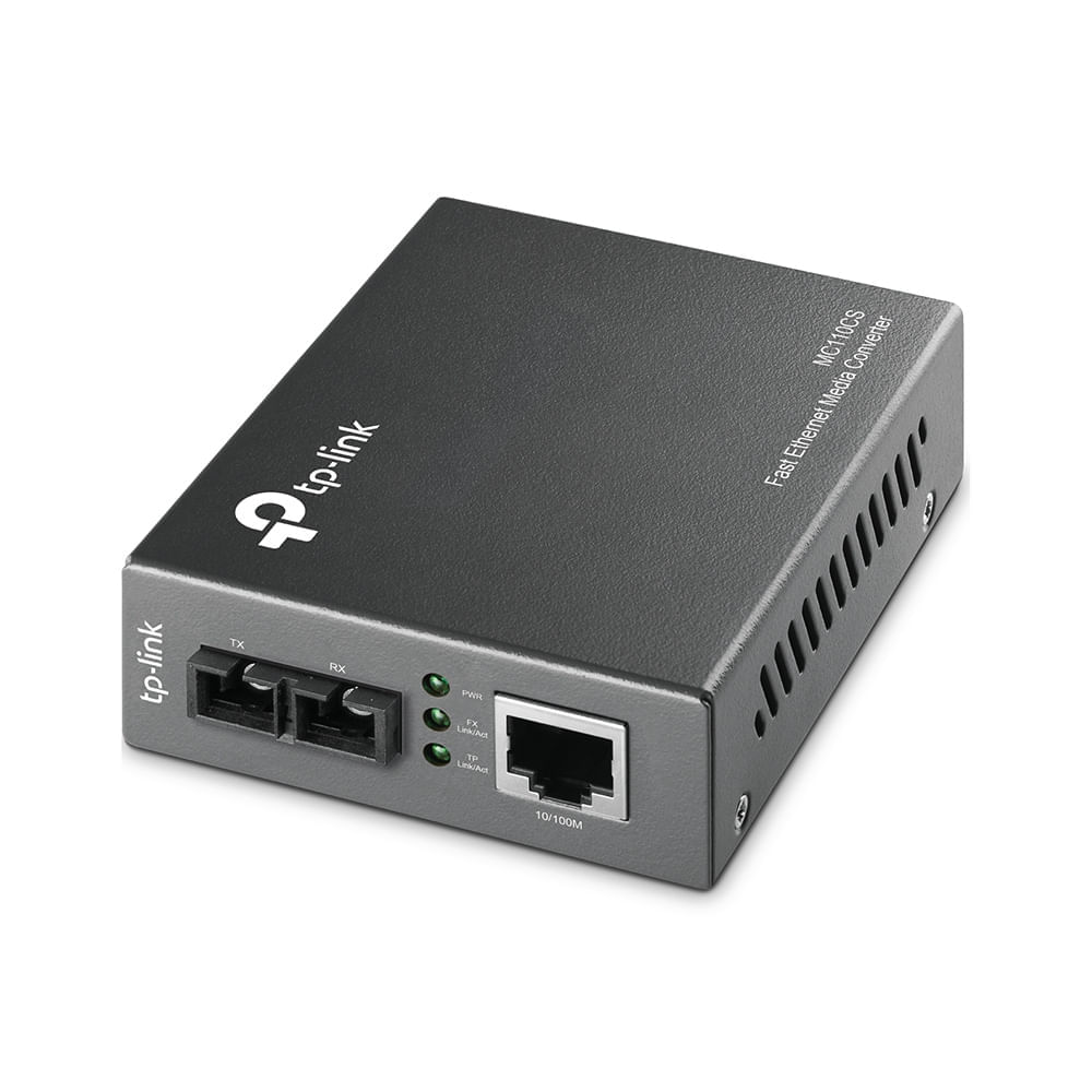Convertidor Multimedia Mono-Modo RJ45 Tp Link MC110CS