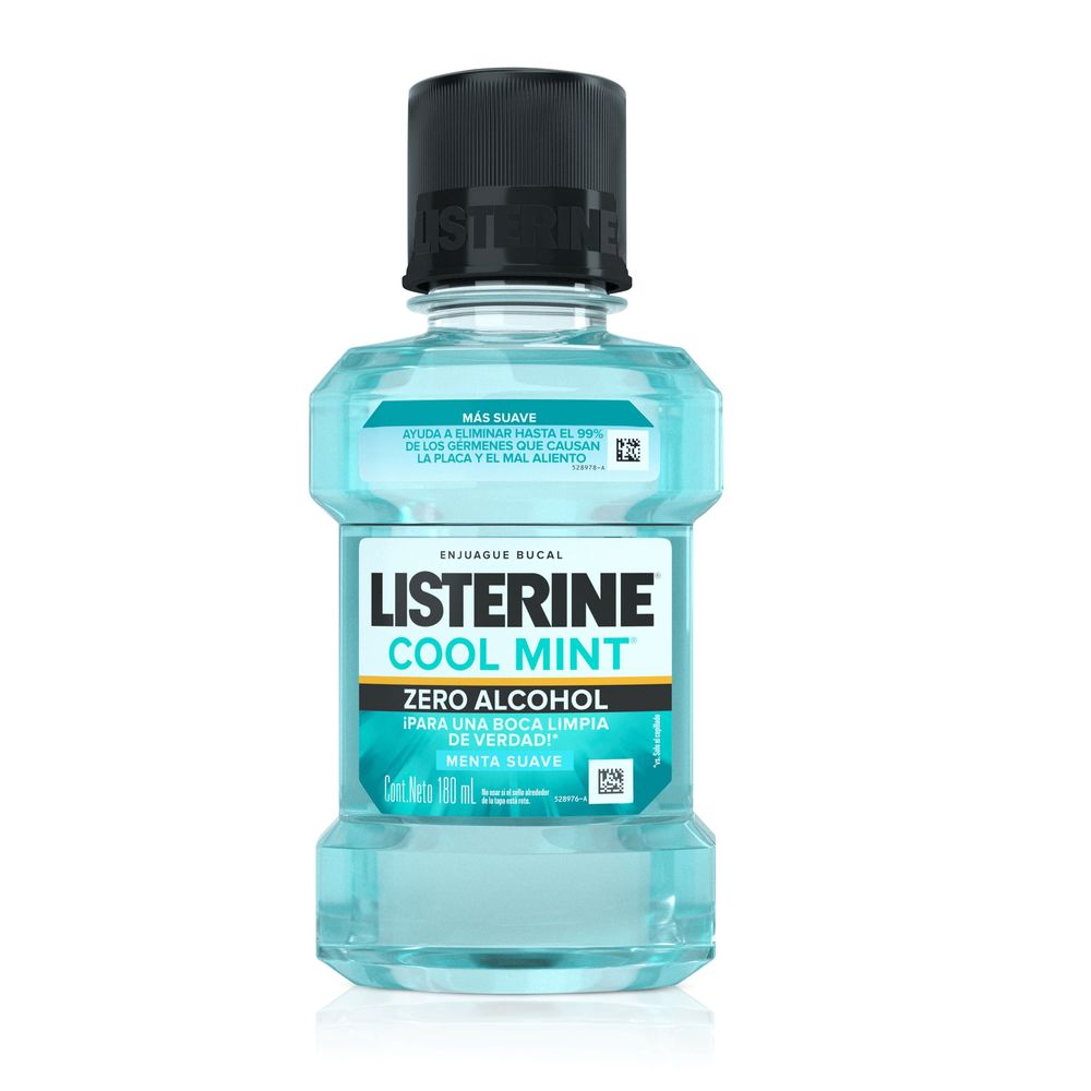 Enjuague Bucal LISTERINE Cool Mint Zero Frasco 180ml