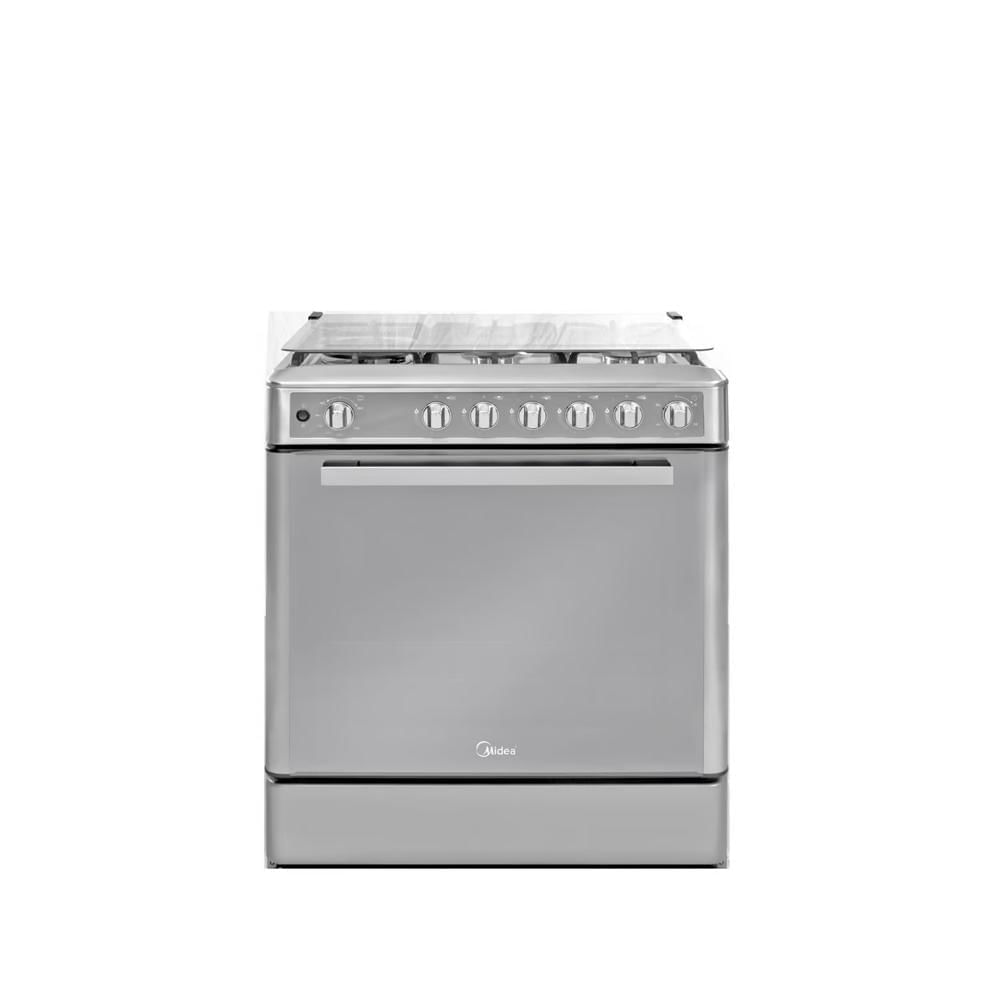 Cocina a Gas 30"" de 5 Hornillas Midea MGS30F2LCCWSS Venus Espejo
