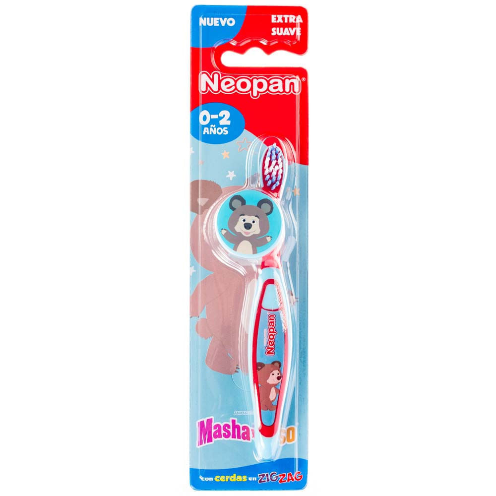 Cepillo de Dientes NEOPAN Masha y el Oso 0-2 Años 1un