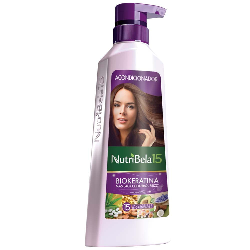 Acondicionador NUTRIBELA Biokeratina Frasco 370ml