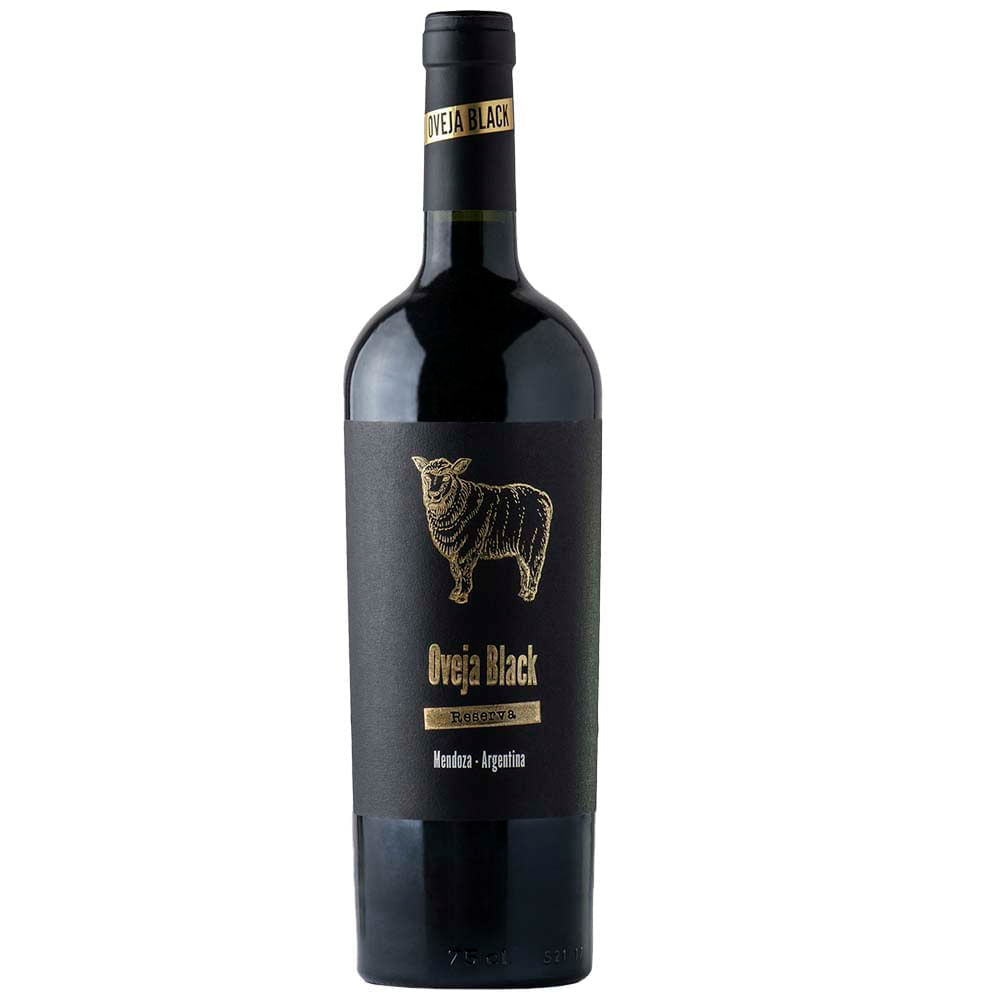 Vino Tinto OVEJA BLACK Malbec Botella 750ml