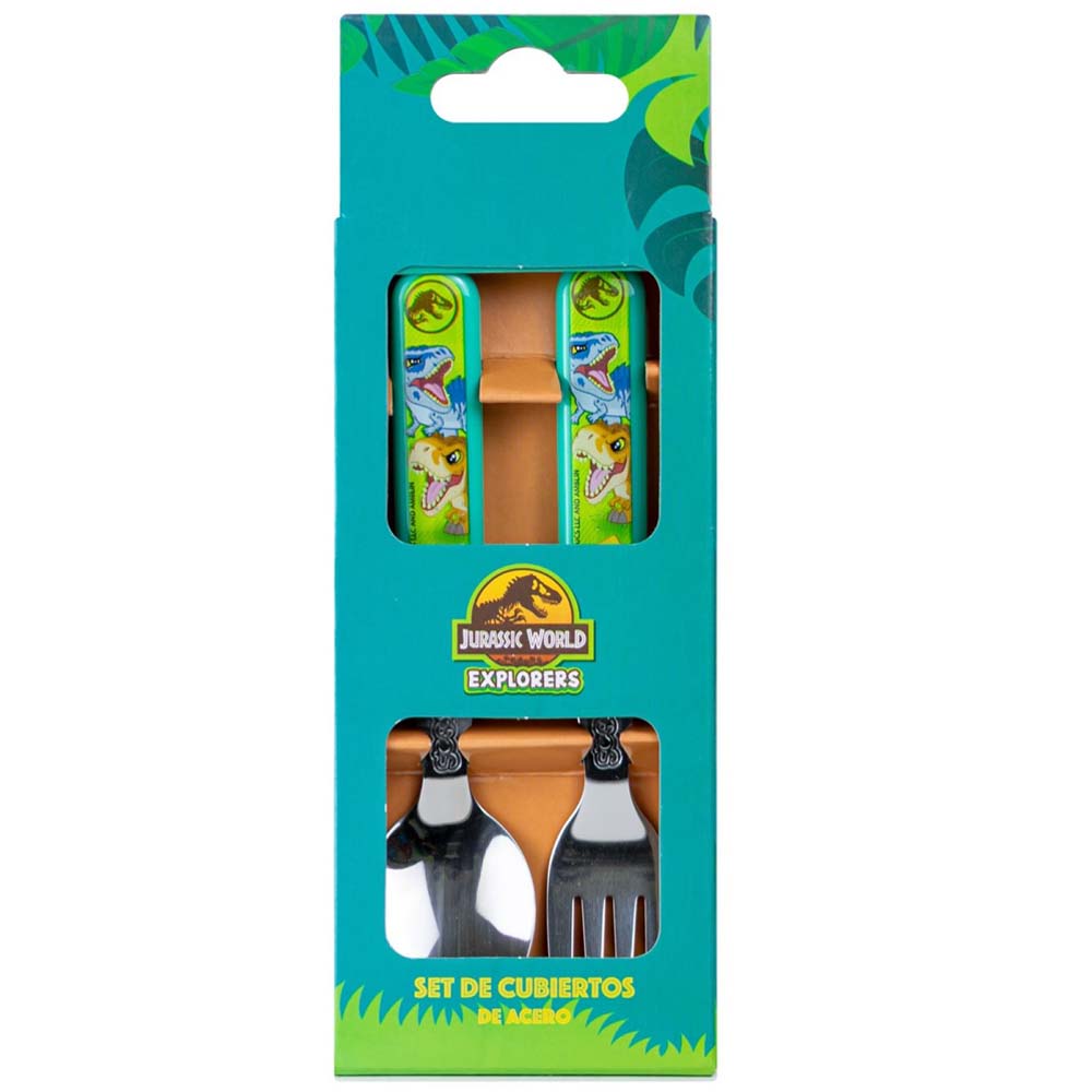 Set Cubiertos ss Ccaj Jurassic K SCOOL