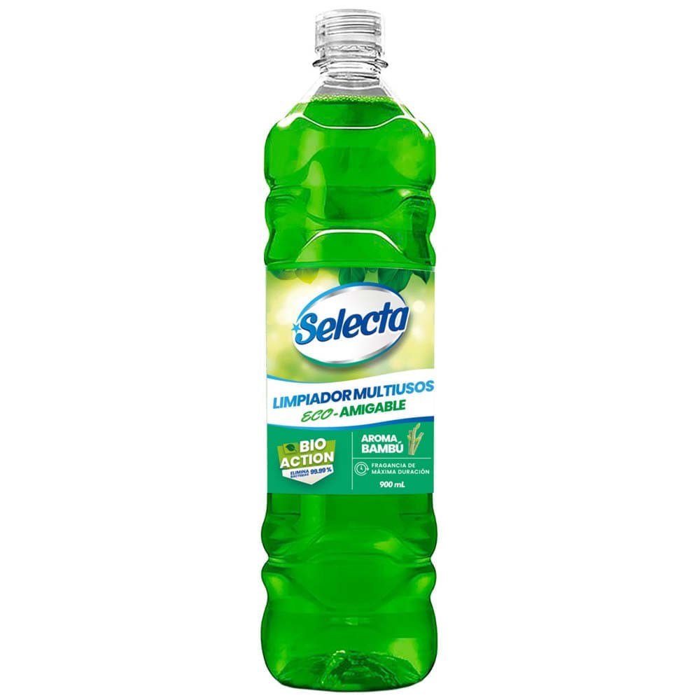 Limpiador Multiusos SELECTA Eco-Amigable Aroma Bambu Botella 900ml