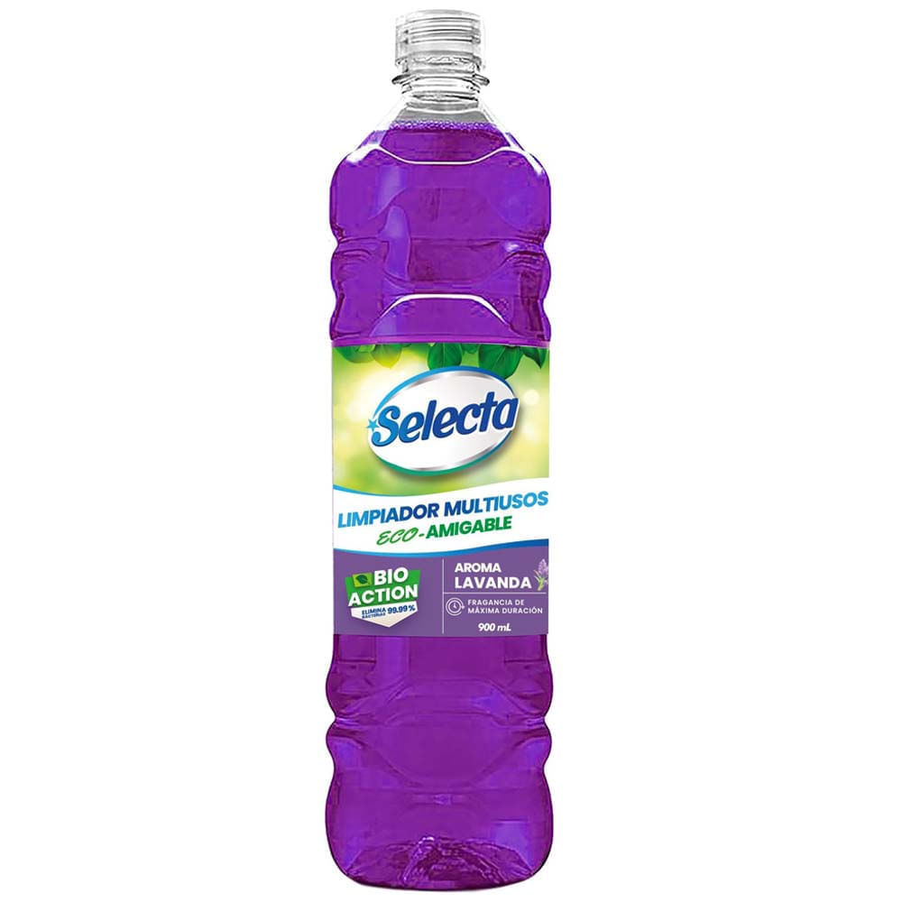 Limpiador Multiusos SELECTA Eco-Amigable Aroma Lavanda Botella 900ml