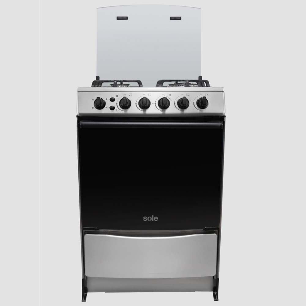 Cocina de Pie a Gas SOLE 4 Quemadores VARADERO GLP COSOL030 Silver