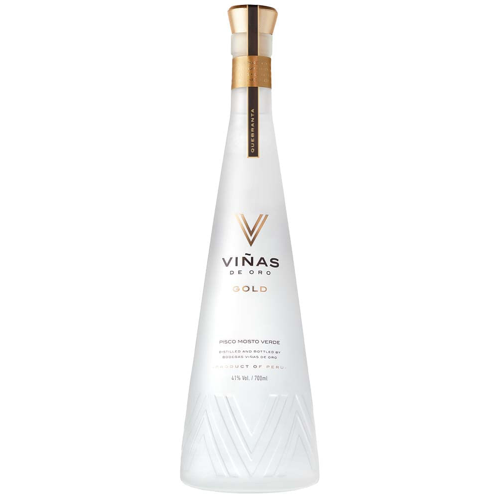 Pisco VIÑAS DE ORO Mosto Verde Quebranta Botella 700ml