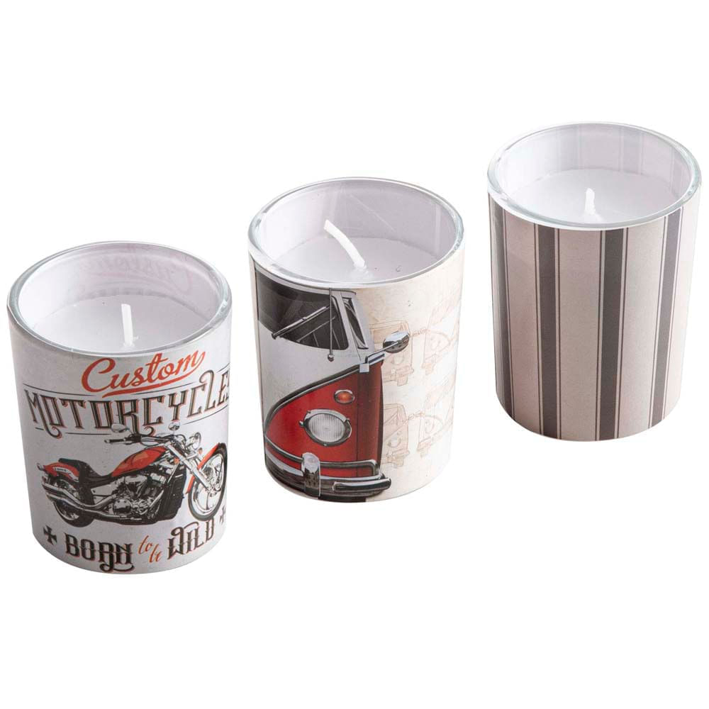 Set de Velas DECO HOME Urbana Industrial 3un