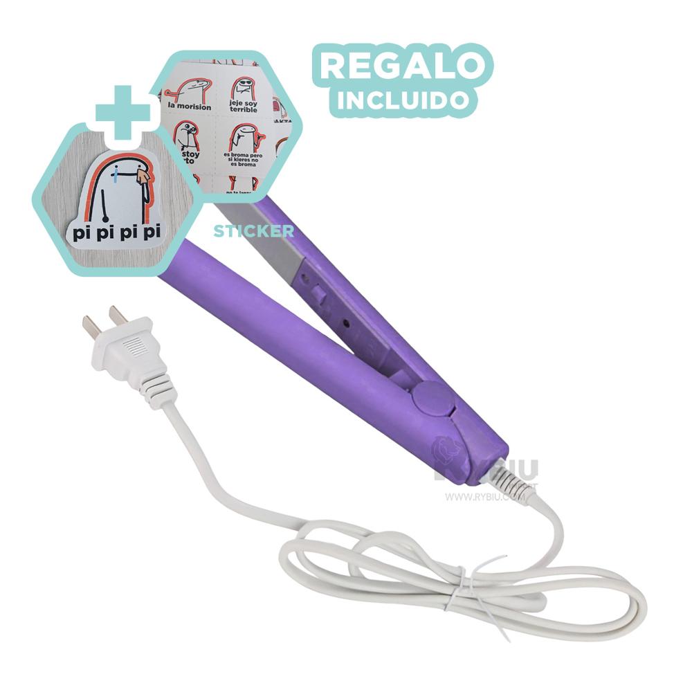 Alisador Pequeno Compacto en Lila Y+Envoltorio de Regalo