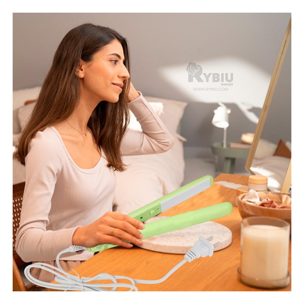 Plancha Resistente Alisador Mini Verde Y+Regalo Stickers