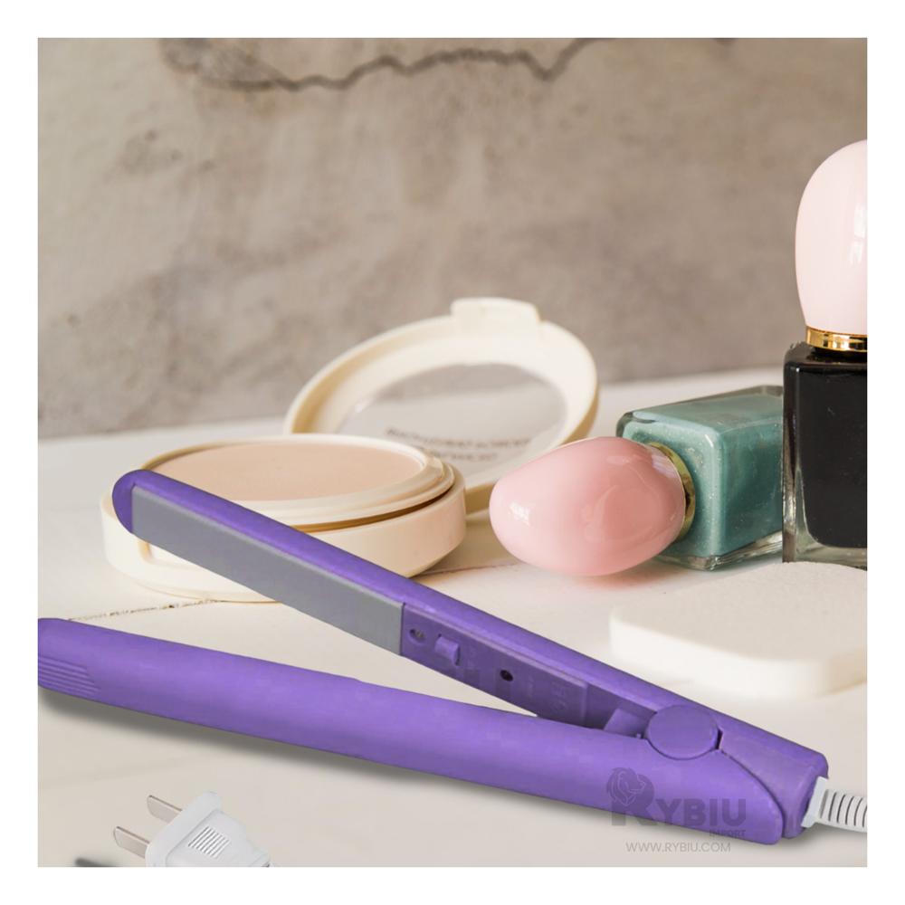 Plancha Mini Practico para el Cabello en Color Lila