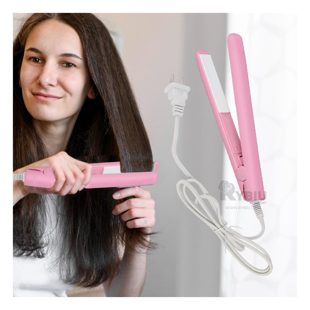 Plancha de Viaje Mini para Mujer Rosado Y+Regalo Agendita