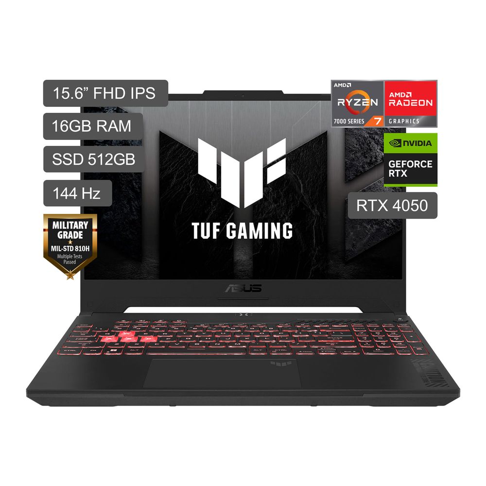 Laptop ASUS TUF Gaming A15 FA507NUR-LP037W RTX4050 16GB RAM 512GB SSD 15.6 Mecha Gray