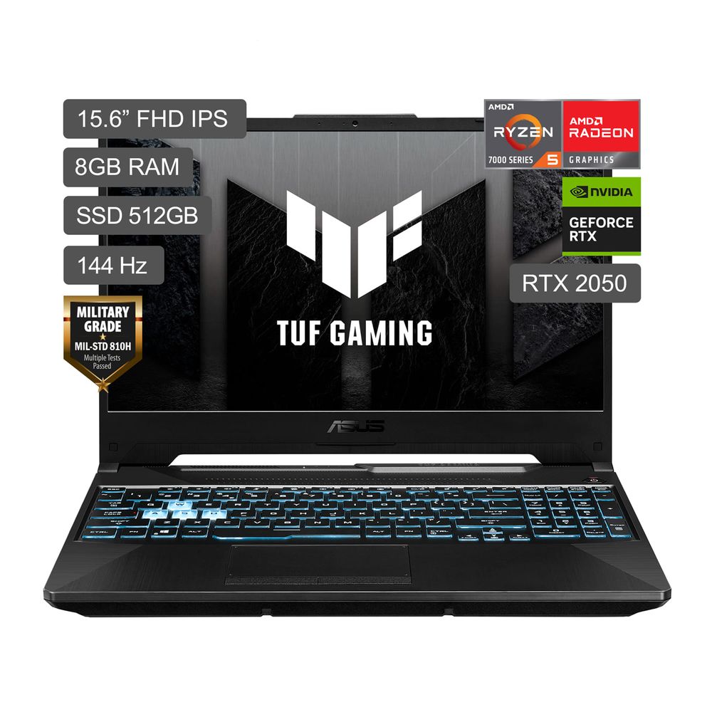 Laptop Asus TUF Gaming A15 FA506NF-HN005W RTX2050 8GB RAM 512GB SSD 15.6"" Graphite Black