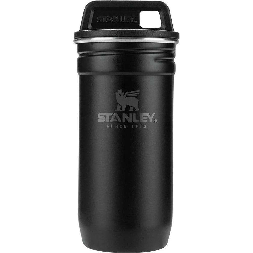 Stanley Juego de 4 vasos de chupito, acero inoxidable, funda de transporte