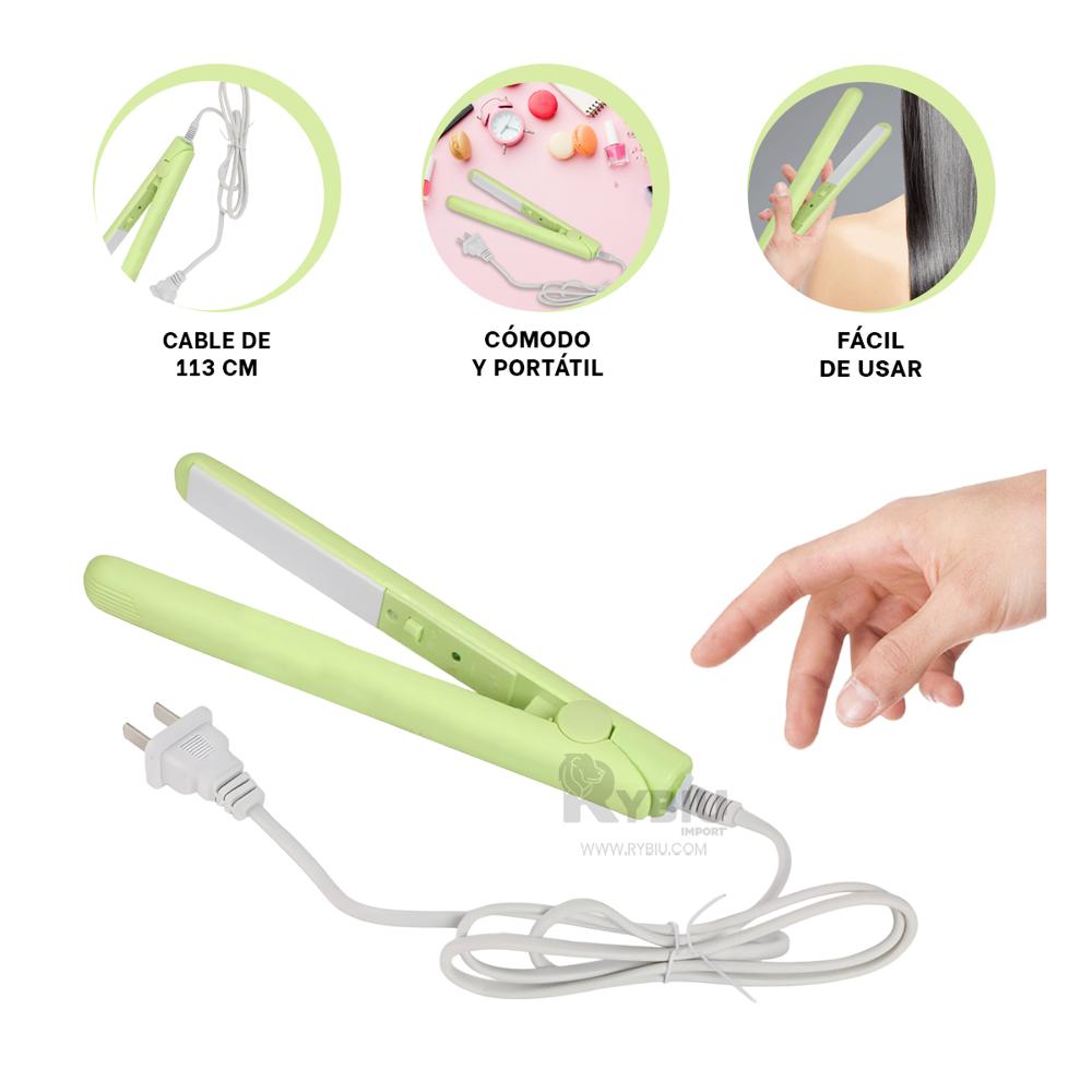 Alisador Minimalista para Cabello Verde Y+Gift Stickers