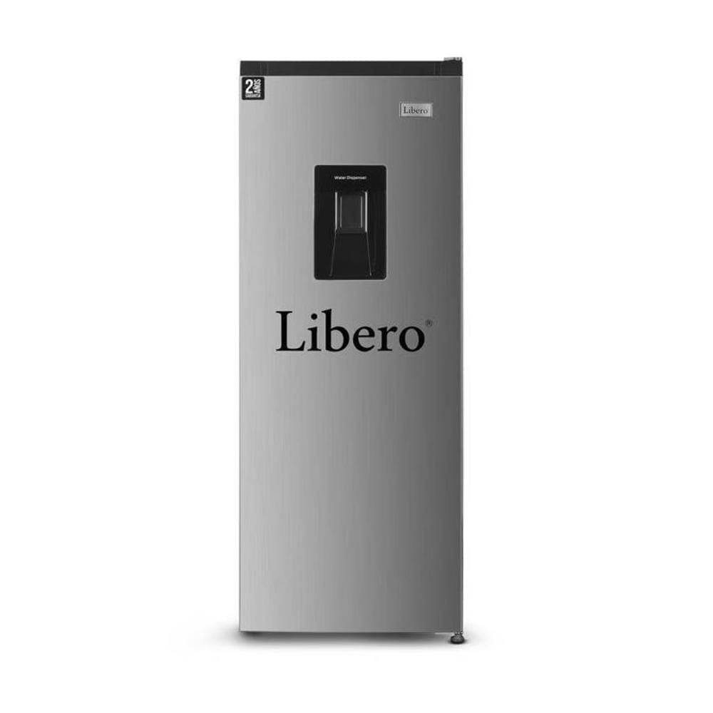 Refrigeradora de 175 Lts con Dispensador de Agua Libero LROD-190DFIW Inox
