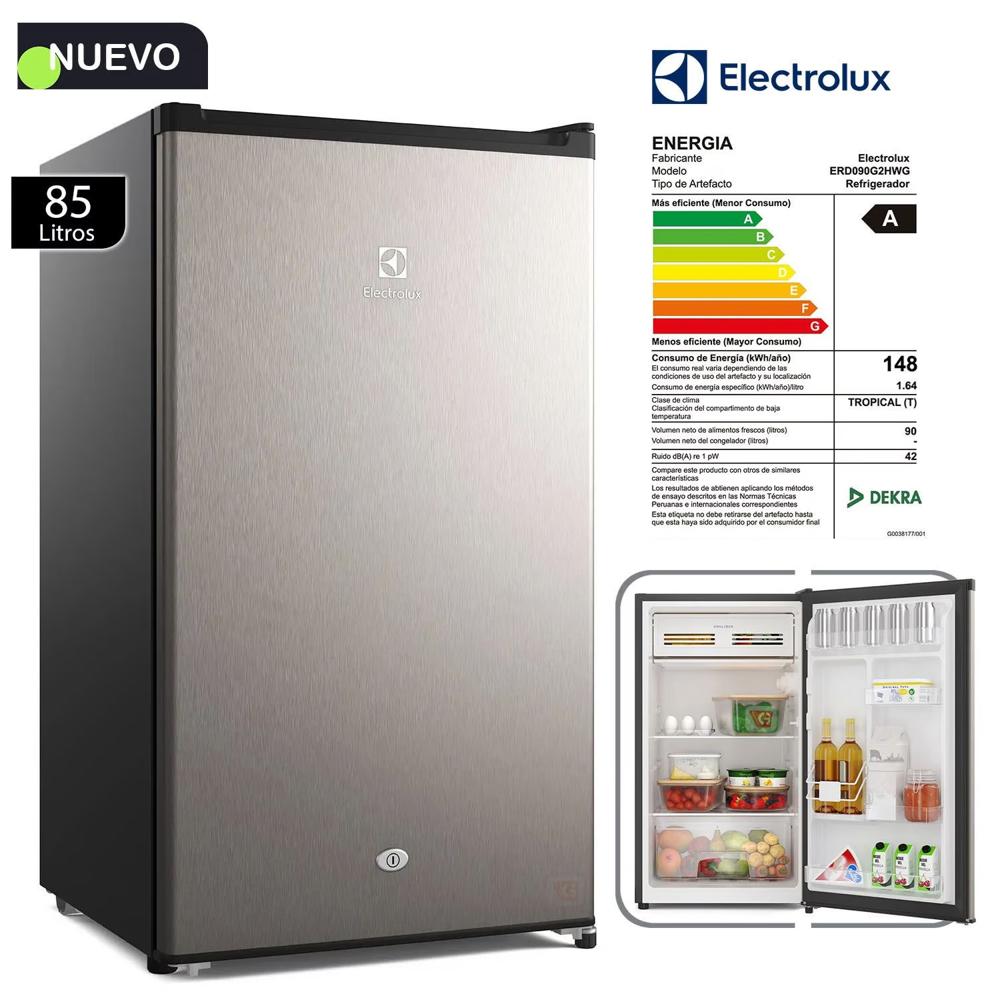 Frigobar de 85 Lts Frost Electrolux ERD090G2HWG Premium Gris