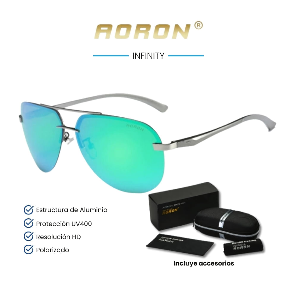 Lentes de sol Aoron - Infinity - Polarizados UV400 - Verde