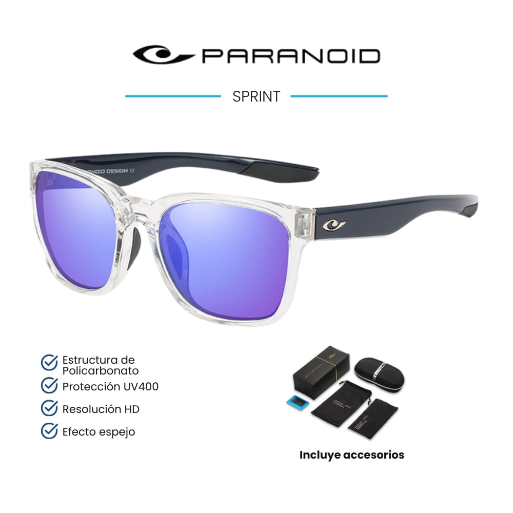 Lentes de sol Paranoid - Sprint - Polarizados UV400 - Azul