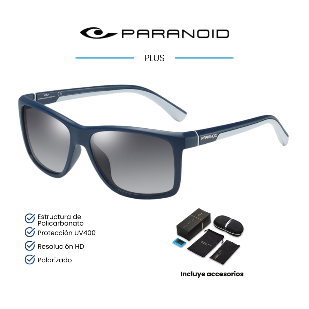 Lentes de sol Paranoid - Plus - Polarizados UV400 -Gris