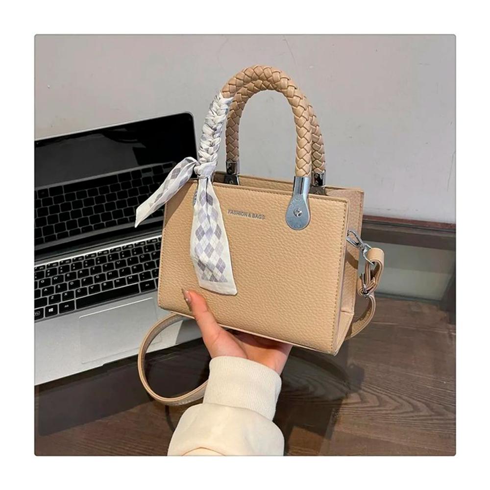 Bolsa Cartera De Lado Bolso Cartera Mujer Plano Sobre Cadena Y Asa