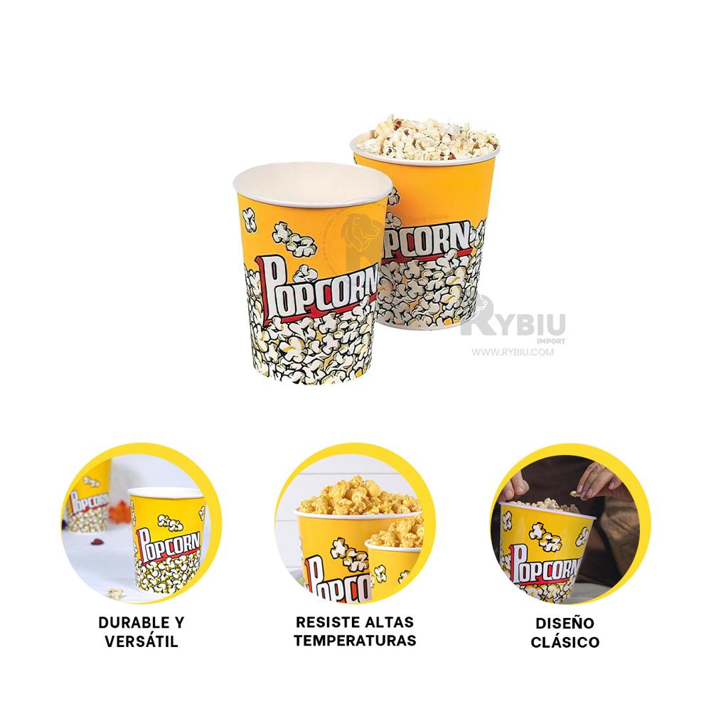 Tazon para Porcorn en 12x12cm Amarillo Y+Post-it Adhesivos