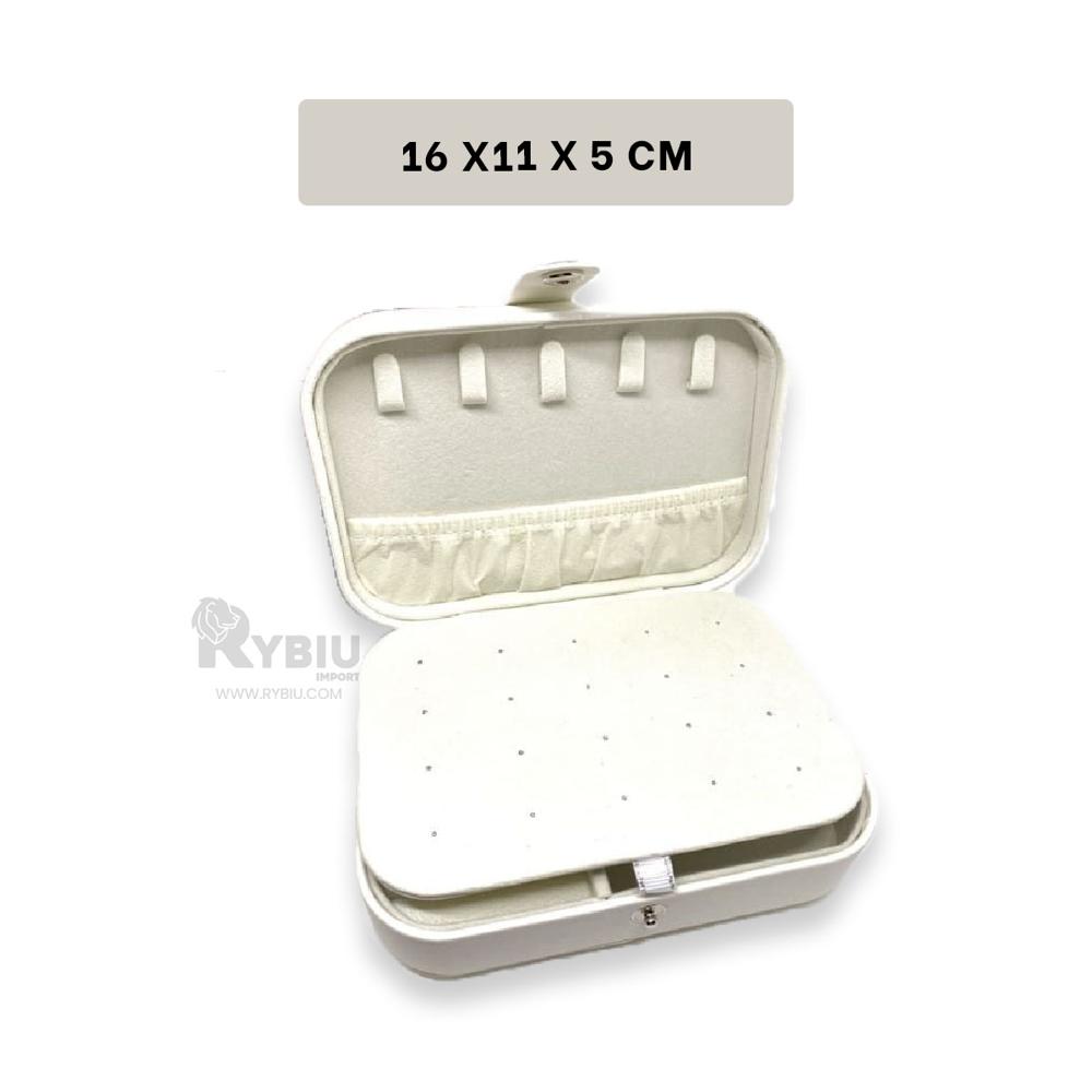 Caja para Joyas Dinamico Blanco Y+Regalo Ligas para Peinar